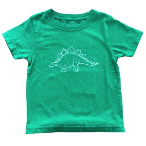 Short-Sleeve Green Dinosaur T-Shirt