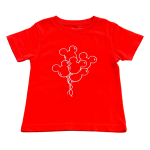 Short-Sleeve Red Magical Balloons T-Shirt