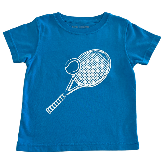 Short-Sleeve Blue Tennis T-Shirt