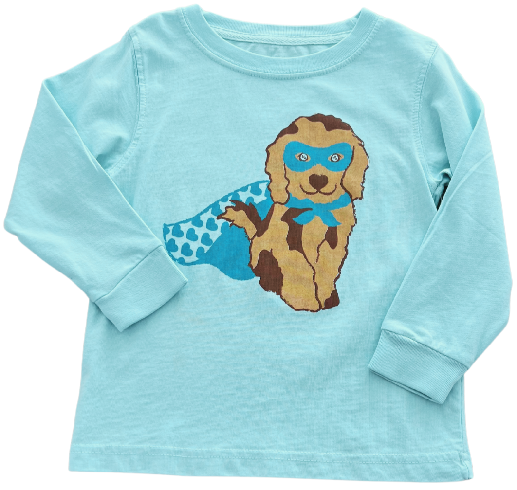T-Shirt – Blue Official Dog Mustard Kids Super Long-Sleeve Ketchup &
