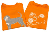 Short-Sleeve Orange/White Cheer T-Shirt