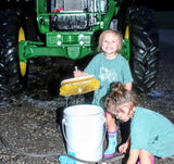 Long-Sleeve Green Tractor T-Shirt