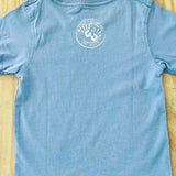 Short-Sleeve Denim Blue Deer T-Shirt