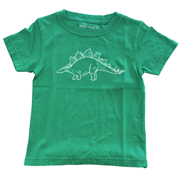 Short-Sleeve Green Dinosaur T-Shirt