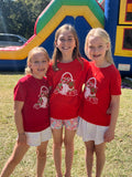 Short-Sleeve Red Strawberry Basket T-Shirt