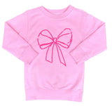 Light Pink Bow Sweatshirt
