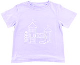 Short-Sleeve Light Purple Playground T-Shirt