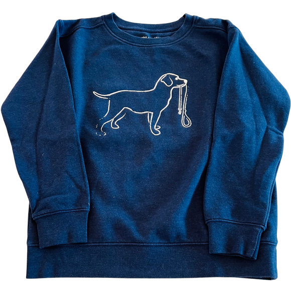 Navy Dog Sweatshirt