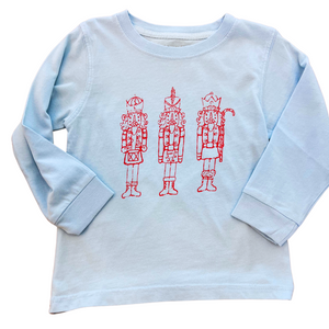 Long-Sleeve Light Blue Nutcracker T-Shirt