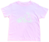 Short-Sleeve Light Pink Bunny T-Shirt
