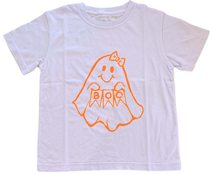 Short-Sleeve Light Purple Halloween Ghost T-Shirt