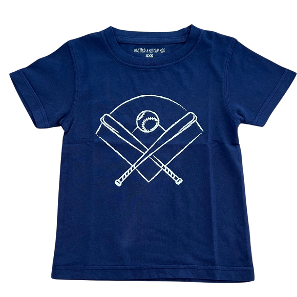 Navy hot sale baseball tee