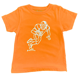 Short-Sleeve Bright Orange Football Player
