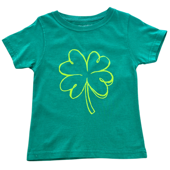 Short-Sleeve Green Shamrock T-Shirt