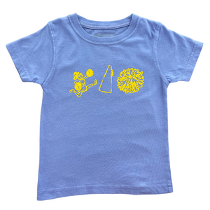 Short-Sleeve Purple/Yellow Cheer Trio T-Shirt