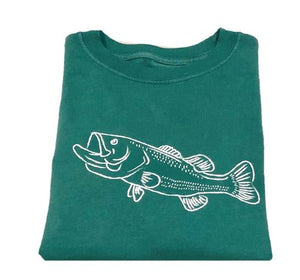 Short-Sleeve Green Bass T-Shirt