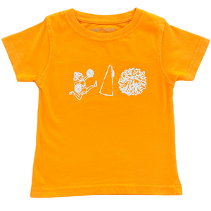 Short-Sleeve Orange/White Cheer Trio T-Shirt