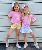 Short-Sleeve Pink Skates T-Shirt