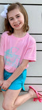 Short-Sleeve Pink Ice Cream Truck