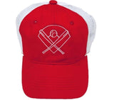Red Baseball Trucker Hat