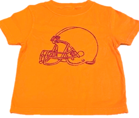 Short-Sleeve Orange/Purple Helmet T-Shirt