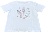 Short-Sleeve White Firecracker T-Shirt
