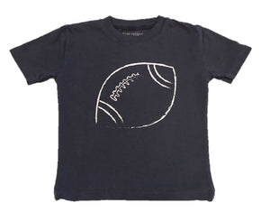 Short-Sleeve Navy Football T-Shirt