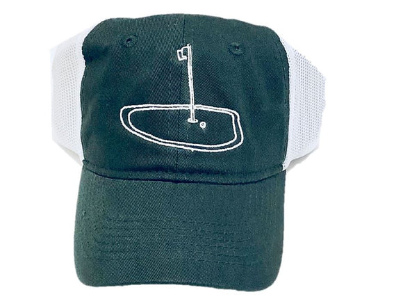 Green Golf Trucker Hat