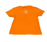Short-Sleeve Bright Orange/White Football T-Shirt