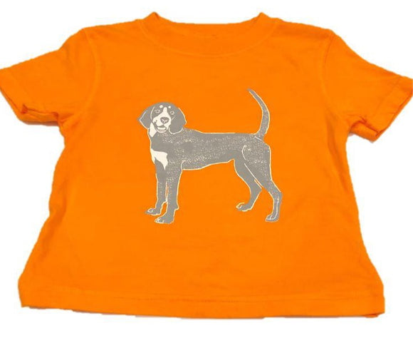 Short-Sleeve Orange Bluetick T-Shirt