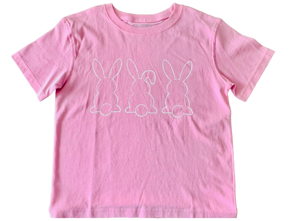 Short-Sleeve Pink Bunnies T-Shirt