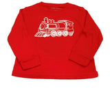 Long-Sleeve Red Train T-Shirt
