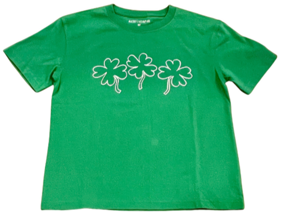 Short-Sleeve Green Shamrock T-Shirt
