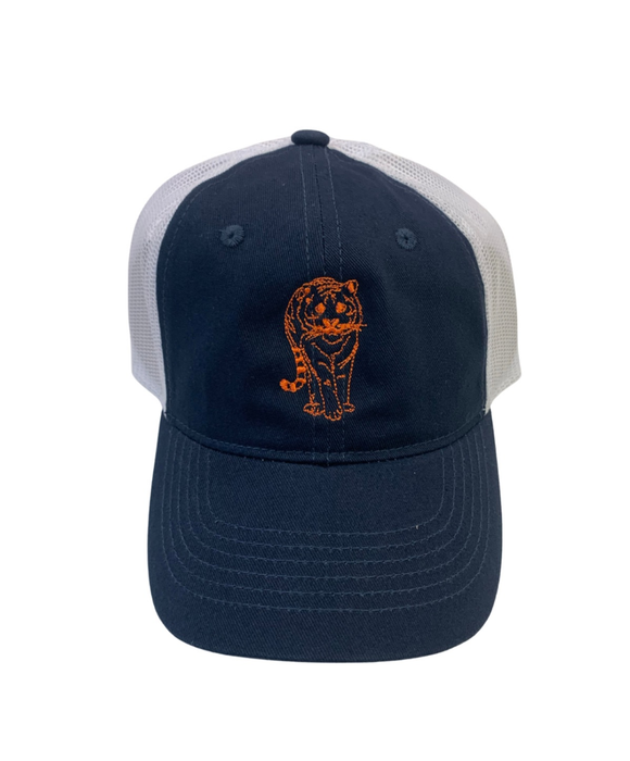 Navy/Orange Tiger Trucker Hat