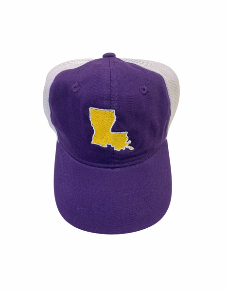 Purple trucker cap shop