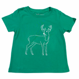 Short-Sleeve Green Deer T-Shirt