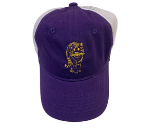 Purple/Yellow Tiger Trucker Hat
