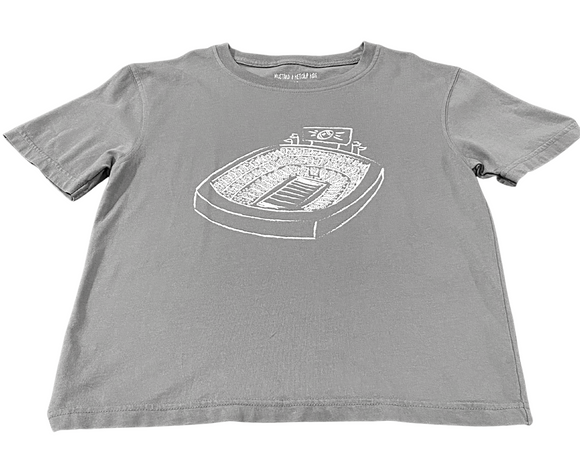 Short-Sleeve Gray/White Stadium T-Shirt