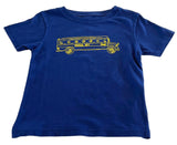 Short-Sleeve Navy School Bus T-Shirt