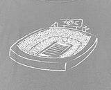 Short-Sleeve Gray/White Stadium T-Shirt