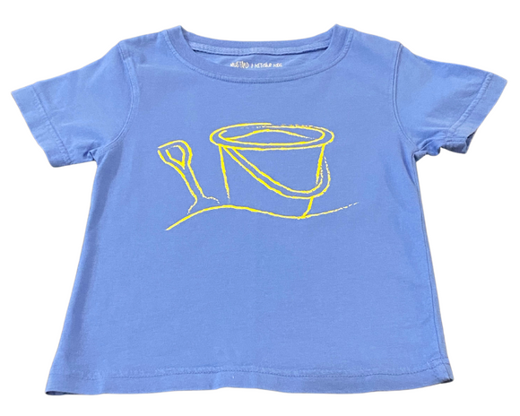 Short-Sleeve Mystic Blue Sand Bucket T-Shirt