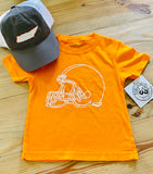 Short-Sleeve Orange/White Helmet T-Shirt