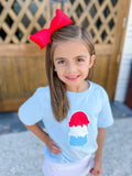 Short-Sleeve Patriotic Ice Cream Cone T-Shirt