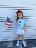 Short-Sleeve Patriotic Ice Cream Cone T-Shirt