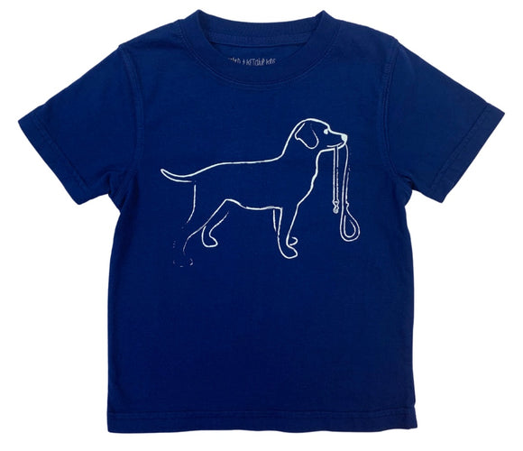 Short-Sleeve Navy Dixie Dog T-Shirt